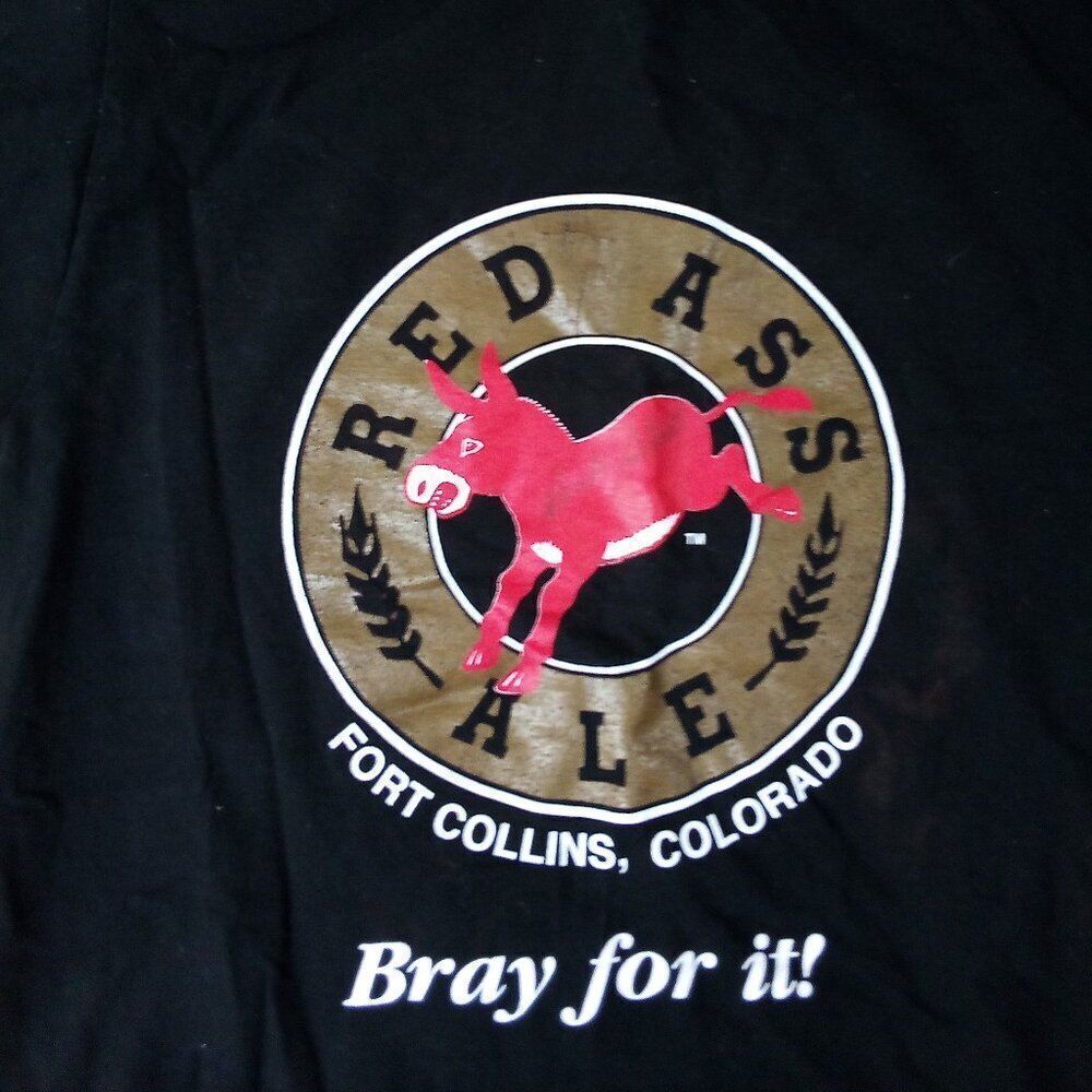 Vintage Red Ass Ale Colorado T-Shirt Autographed